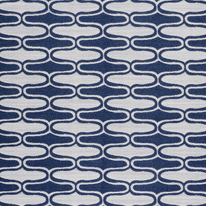 Thibaut Fabric Saraband Navy W8527