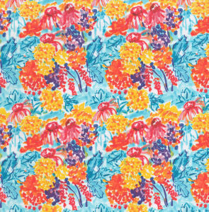 Warner Summer by Norbar Designer Fabric SUNRISE 100% SPUN POLYESTER TAIWAN 14 1/4"V 10 5/8"H 54" - Swanky Fabrics -