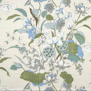 Magnolia Fabric Waverly Jade