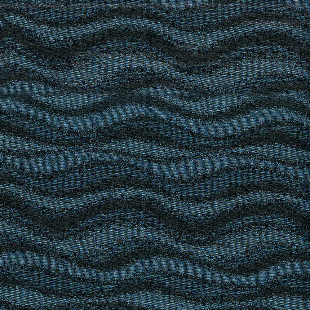 Waves 24 Deep Teal by Crypton Designer Fabric 76% Polyester, 16% Recycled Post Industrial Polyester, 8% Recycled Post Consumer Polyester US 100,000 Double Rubs (Wyzenbeek) </p><p>Repeat: Horizontal: 13.3" (33.8 cm) Up the Roll and Vertical: 7.9" (20.0 cm) Across the Roll 55" (140 cm) - Swanky Fabrics -