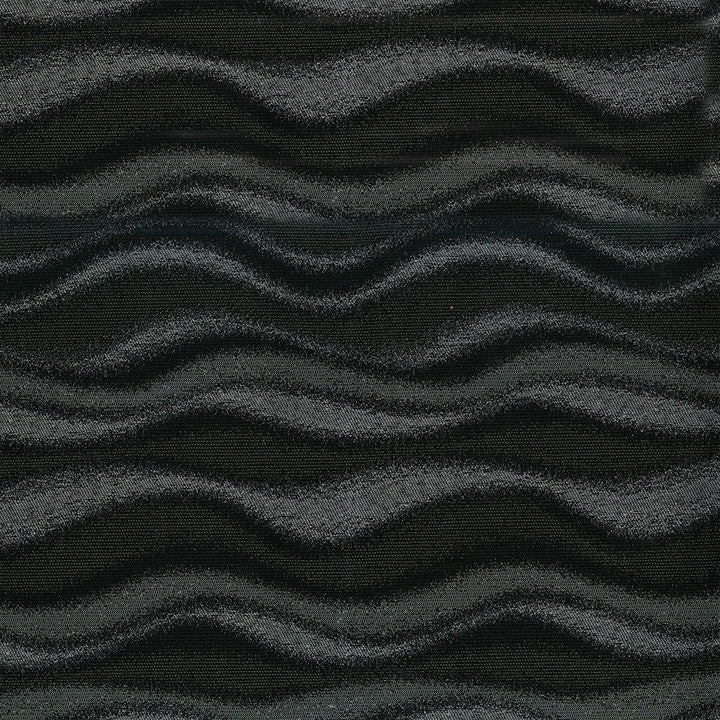 Waves 908 Charcoal by Crypton Designer Fabric 76% Polyester, 16% Recycled Post Industrial Polyester, 8% Recycled Post Consumer Polyester US 100,000 Double Rubs (Wyzenbeek) </p><p>Repeat: Horizontal: 13.3" (33.8 cm) Up the Roll and Vertical: 7.9" (20.0 cm) Across the Roll 55" (140 cm) - Swanky Fabrics -