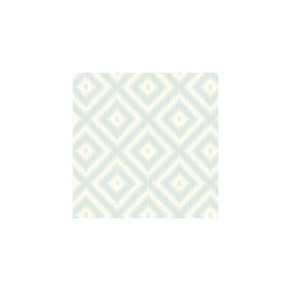 Ikat Diamond Clear Skies by Winfield Thybony Designer Wallcovering WINFIELD THYBONY BARCLAY LIVING IN STYLE United States Horizontal: and Vertical: 6.93 27 - Swanky Fabrics -