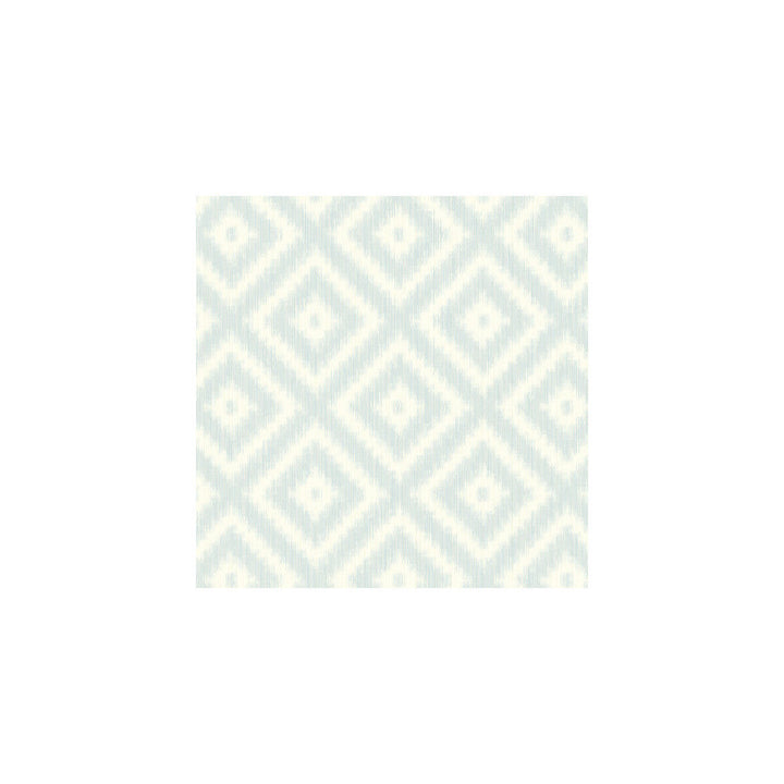Ikat Diamond Clear Skies by Winfield Thybony Designer Wallcovering WINFIELD THYBONY BARCLAY LIVING IN STYLE United States Horizontal: and Vertical: 6.93 27 - Swanky Fabrics -