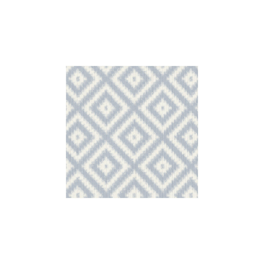 Ikat Diamond Serenity by Winfield Thybony Designer Wallcovering WINFIELD THYBONY BARCLAY LIVING IN STYLE - United States - Horizontal: - and Vertical: 6.93 27 - Swanky Fabrics -