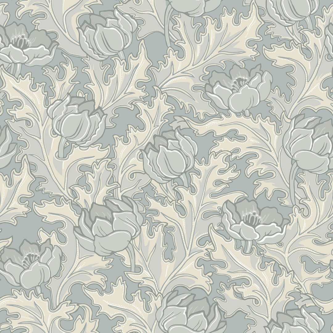 Winfield Thybony Wallcovering Manor Blue