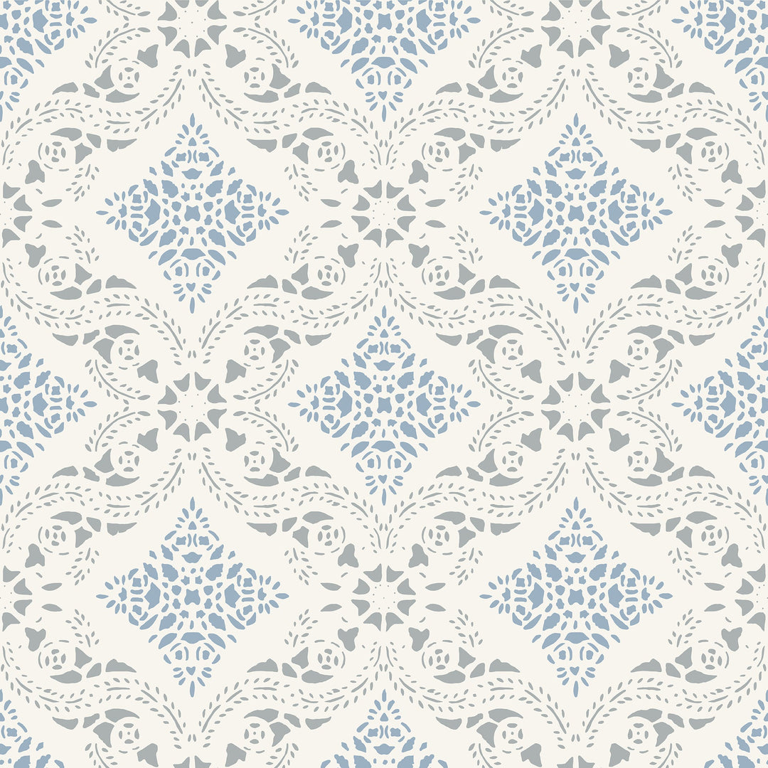 Winfield Thybony Wallcovering Blue