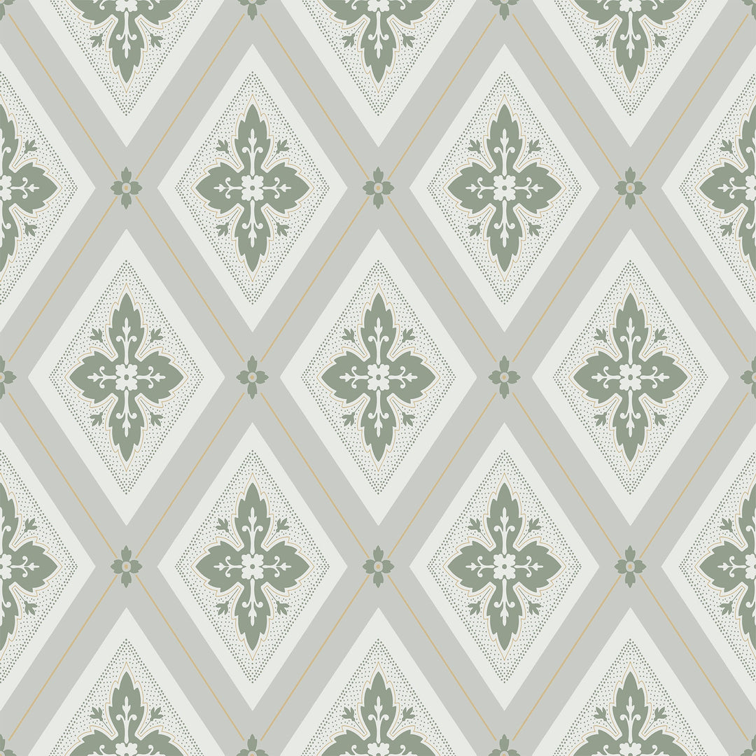 Winfield Thybony Wallcovering Laurel Green