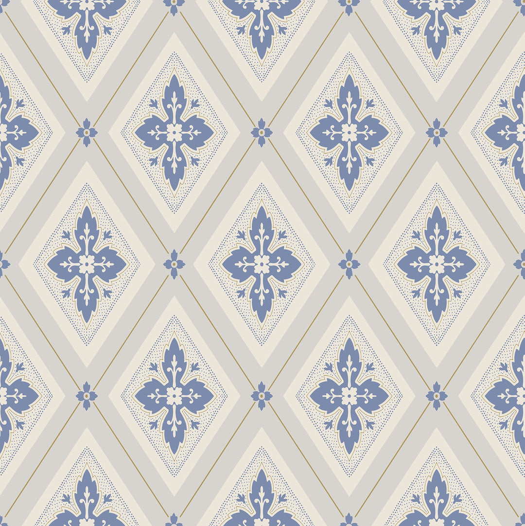 Winfield Thybony Wallcovering Cornwall Blue