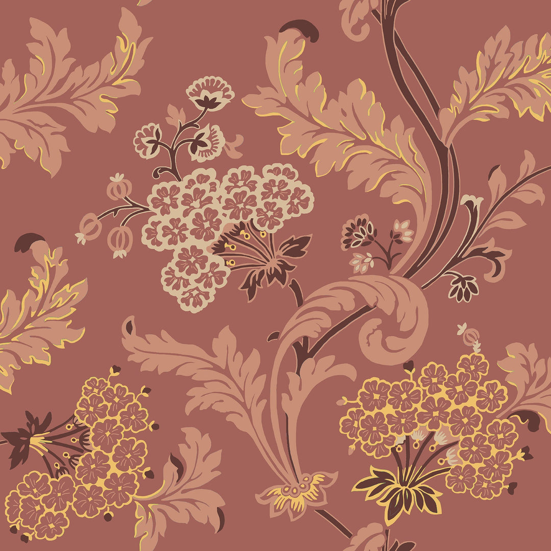 Winfield Thybony Wallcovering Georgian Red