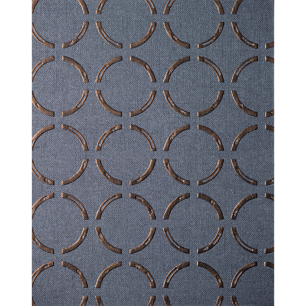 Perlow Copper Cadet by Winfield Thybony Designer Wallcovering WINFIELD THYBONY NATURAL TEXTILES LINEN - 100% Netherlands - Horizontal: 0 and Vertical: 2 54 - Swanky Fabrics -