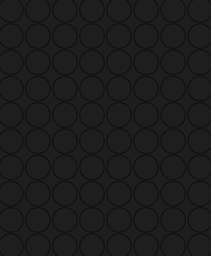 Round Geometric Metallic Nightfall WH40500 by Seabrook Designs Designer Wallpaper
