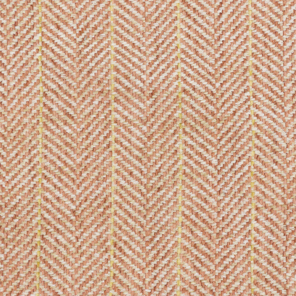 Wichita 1 Peach by Stout Designer Fabric COMFORTABLE LIVING QUARTZ/TILE 100%POL INDIA Horizontal: 1.750 and Vertical: 0.250 54 in - Swanky Fabrics -