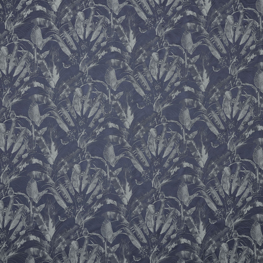Wilamut 2 Sapphire by Marcus William Designer Fabric KAI/MARCUS WILLIAM MUSTIQUE 42%LIN 33%NYL 25%COT INDIA Horizontal: 27.125 and Vertical: 13.500 54.5 in - Swanky Fabrics -
