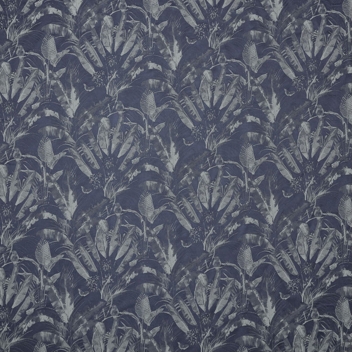 Wilamut 2 Sapphire by Marcus William Designer Fabric KAI/MARCUS WILLIAM MUSTIQUE 42%LIN 33%NYL 25%COT INDIA Horizontal: 27.125 and Vertical: 13.500 54.5 in - Swanky Fabrics -