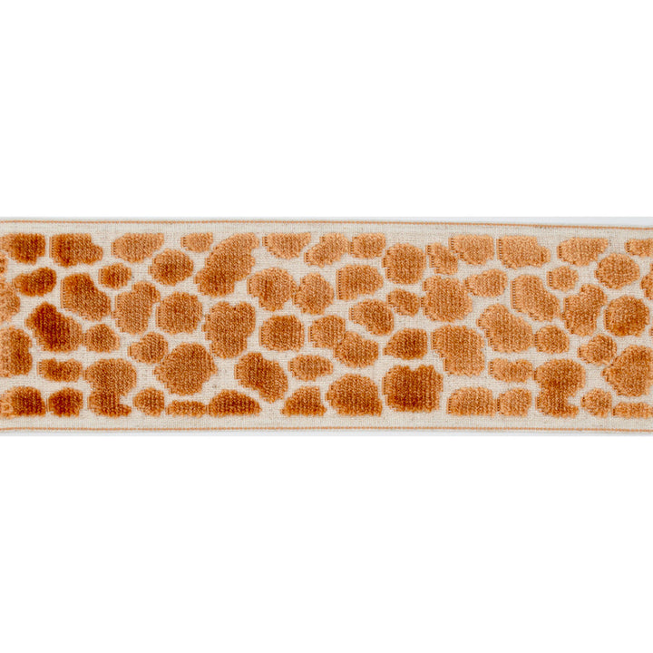 Wilder Tape Terracotta by Magnolia Designer Trim - 58% Rayon, 31% Poly, 11% Linen China Horizontal: and Vertical: 3.5 - Swanky Fabrics -