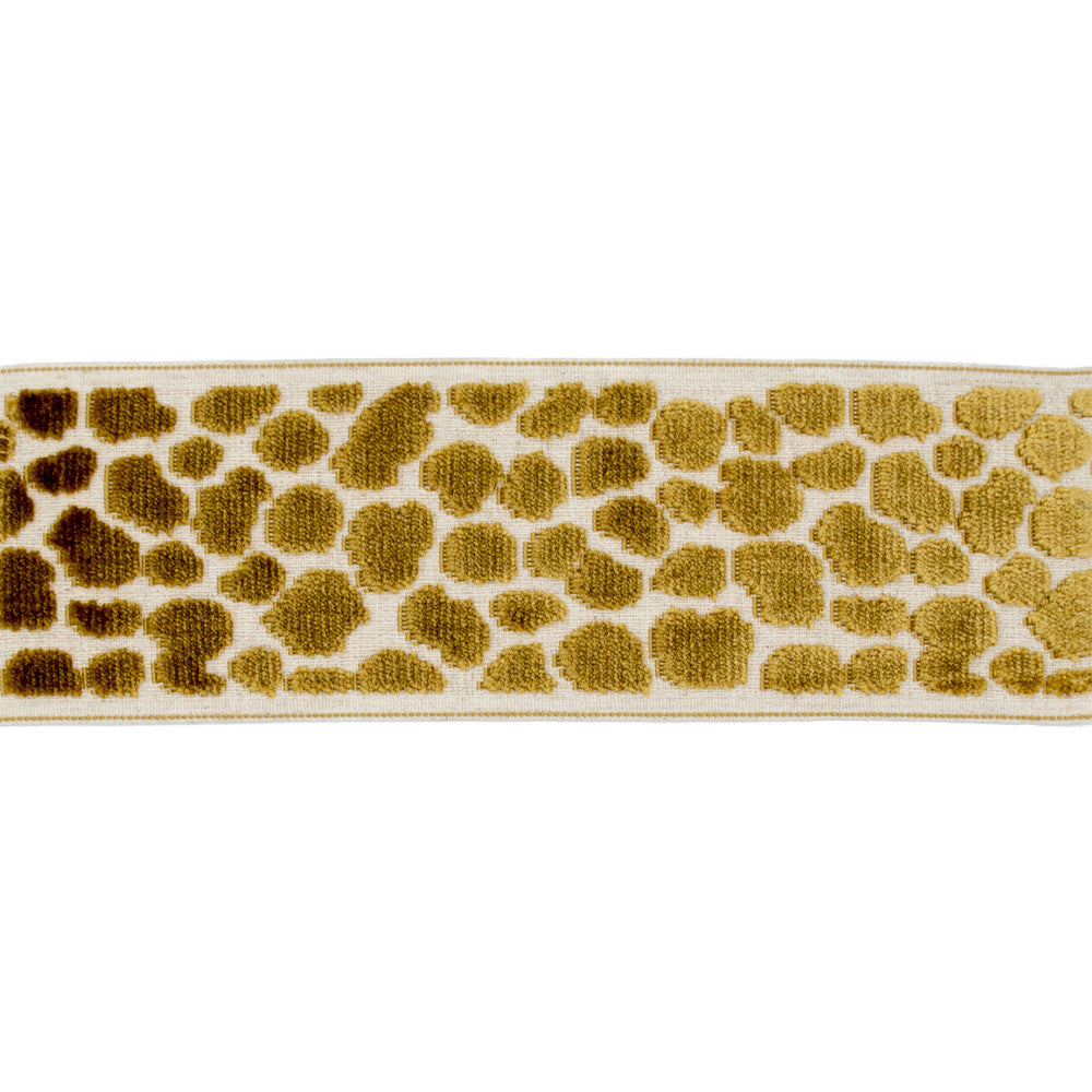 Wilder Tape Topaz by Magnolia Designer Trim - 58% Rayon, 31% Poly, 11% Linen China Horizontal: and Vertical: 3.5 - Swanky Fabrics -