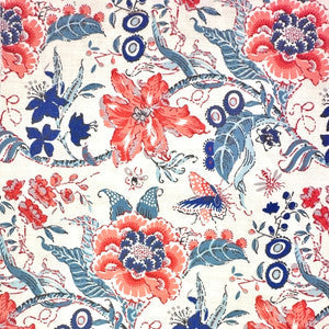 Europatex Fabric Wild Flower White