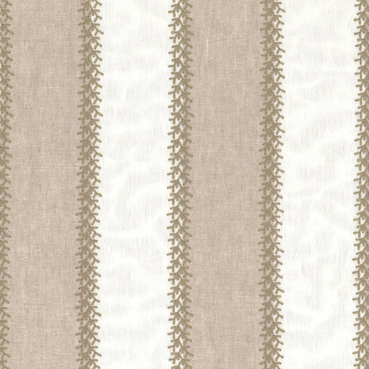 Winifred 2 Grey by Aoc Designer Fabric THE ART OF COLOR HERITAGE II 90%LIN 10%POL %PEMB INDIA Horizontal: 4.375 and Vertical: 0.375 52 in - Swanky Fabrics -