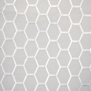 Wish White A601-15000 by Norbar Designer Fabric ALLURE 100% POLYESTER TURKEY 2"V - 3 5/8"H 110 - Swanky Fabrics -
