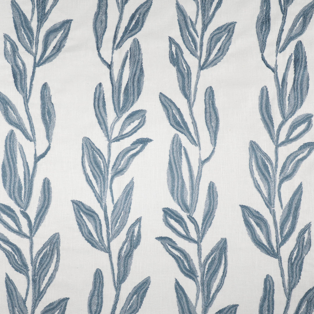 Wildwood # 519 Capri by Maxwell Designer Fabric Color Theory-Vol. X Twilight 70% COTTON 25% POLYESTER 5% LINEN EMB.-100% RAYON INDIA V-15.2" H-8.8" W: 54" EMB: 53" - Swanky Fabrics -