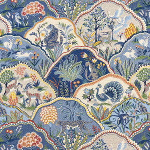 Magnolia Fabric Woodland Blues