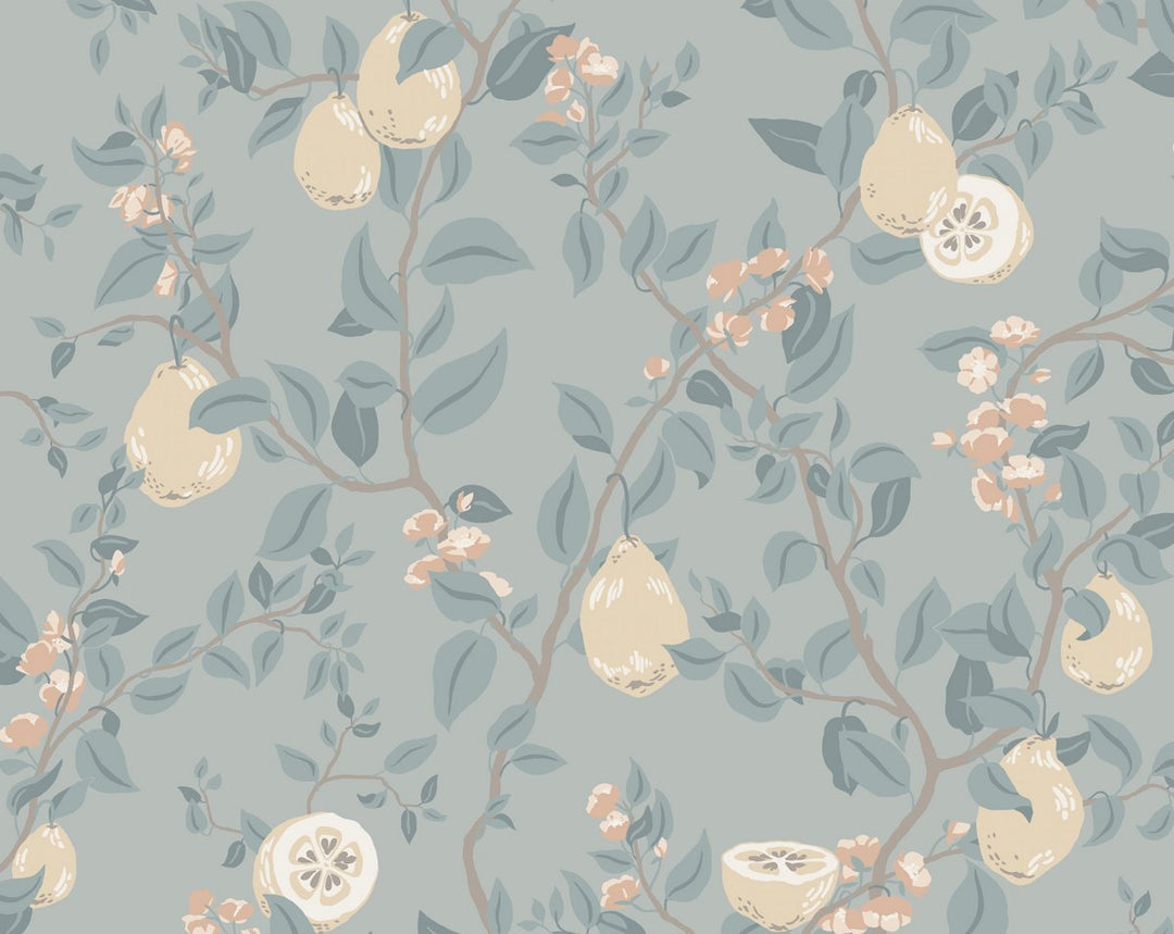 Kvitten Soft Blue WSB04320068 by Sandberg Designer Wallpaper