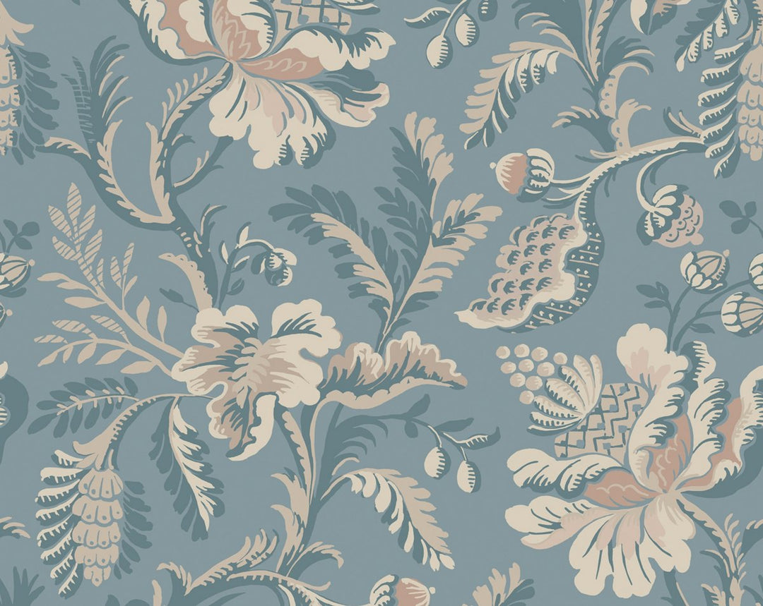 Daphne Misty Blue WSBDAPHNE0239 by Sandberg Designer Wallpaper