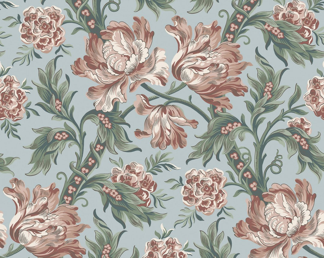 Amelia Sky Blue WSBAMELIA0251 by Sandberg Designer Wallpaper