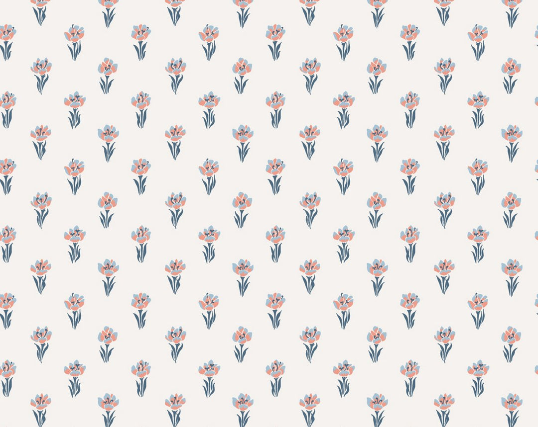 Betty Blue WSBBETTY0372 by Sandberg Designer Wallpaper
