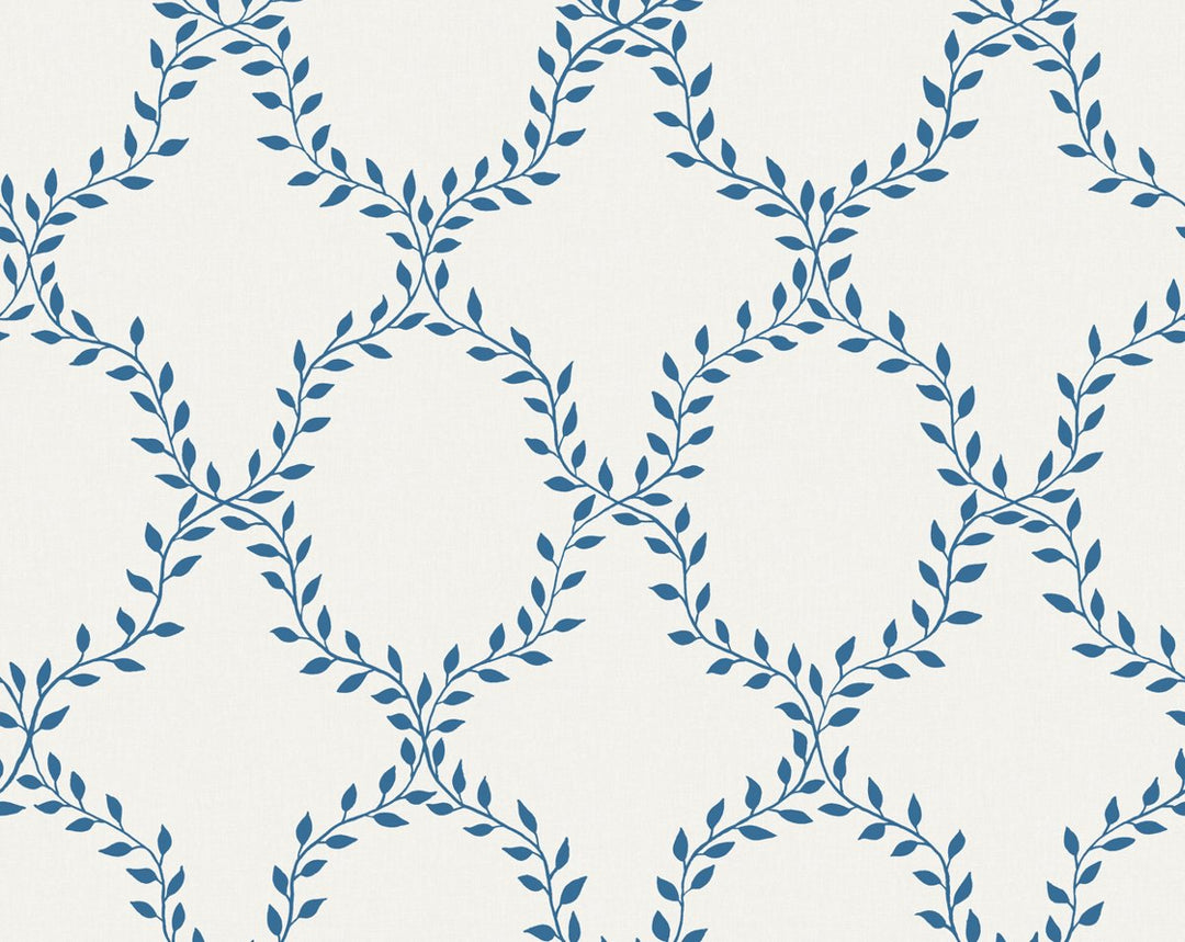 Wilma Blue WSB05030390 by Sandberg Designer Wallpaper