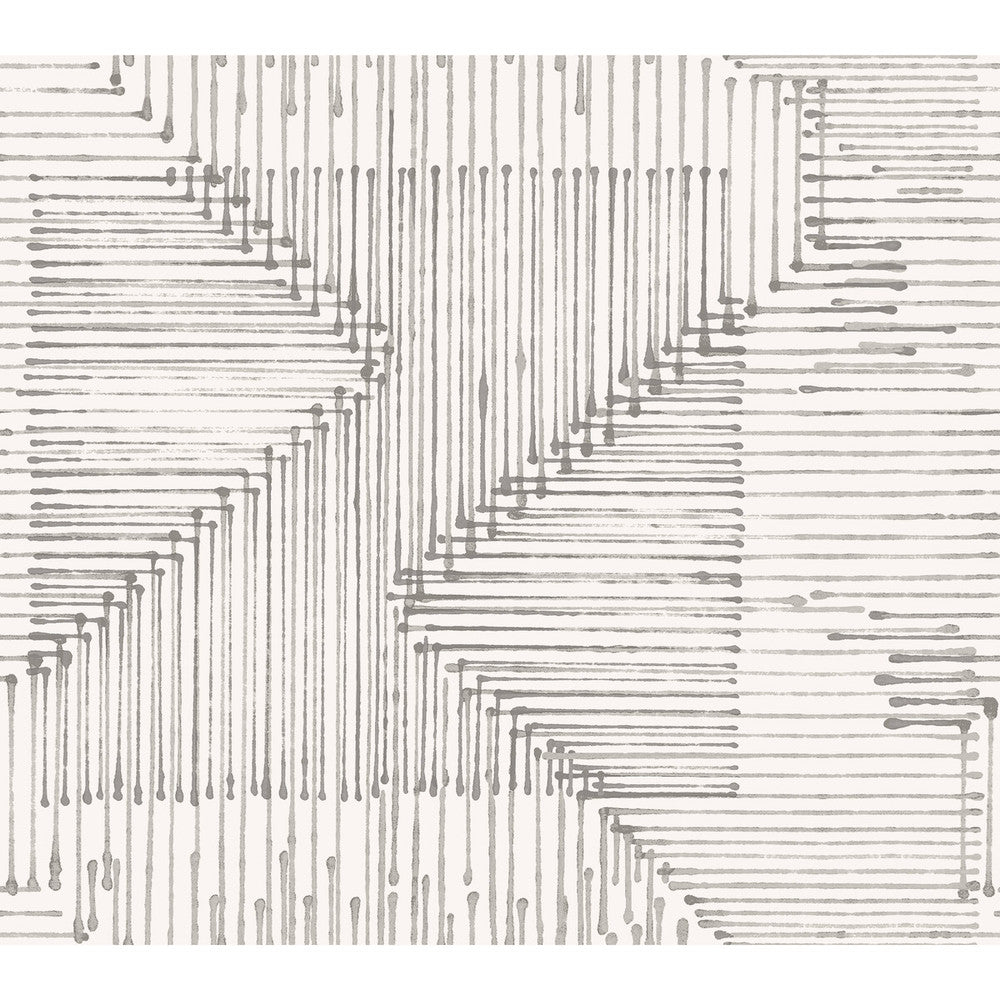 Warp & Weft Grey On Grey by Winfield Thybony Designer Wallcovering WINFIELD THYBONY NON WOVEN - 100% United States - Horizontal: - and Vertical: 24 27 - Swanky Fabrics -