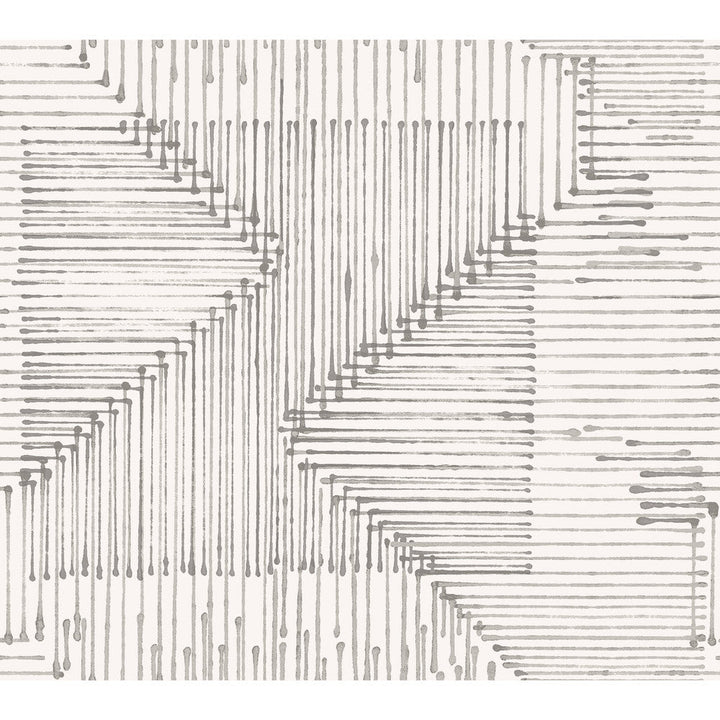 Warp & Weft Grey On Grey by Winfield Thybony Designer Wallcovering WINFIELD THYBONY NON WOVEN - 100% United States - Horizontal: - and Vertical: 24 27 - Swanky Fabrics -