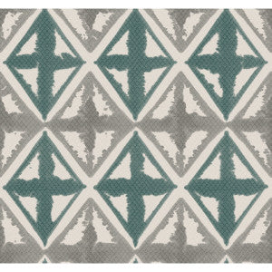 Winfield Thybony Wallpaper Diamond Block Dusty Teal