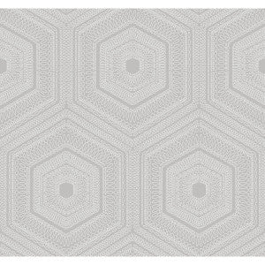 Winfield Thybony Wallpaper Concentric Groove Stone