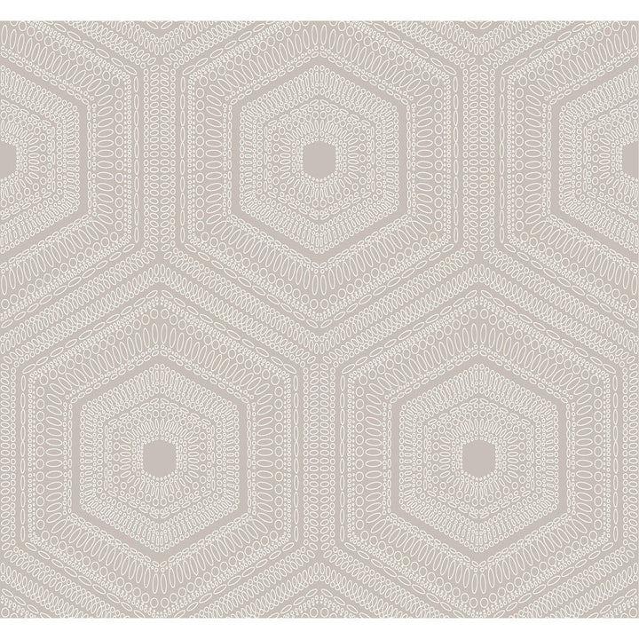 Concentric Groove Buff by Winfield Thybony Designer Wallcovering WINFIELD THYBONY NON WOVEN - 100% United States - Horizontal: - and Vertical: 12.625 27 - Swanky Fabrics -