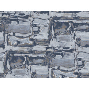Winfield Thybony Wallpaper On The Rocks Blue