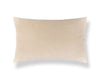Tudor Velvet Pillow 22 X 14 - Putty WWLBDK273420002 by Scalamandre Designer Pillow