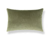 Tudor Velvet Pillow 22 X 14 - Spruce WWLBDK273420007 by Scalamandre Designer Pillow