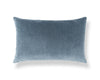 Tudor Velvet Pillow 22 X 14 - Federal Blue WWLBDK273420009 by Scalamandre Designer Pillow