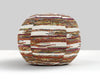 Horizons Pillow 12 Dia - Mulberry WWRADK273380004 by Scalamandre Designer Pillow