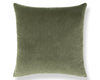Tudor Velvet Pillow 22 X 22 - Spruce WWSDDK273420007 by Scalamandre Designer Pillow