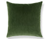 Tudor Velvet Pillow 22 X 22 - Bottle Green WWSDDK273420008 by Scalamandre Designer Pillow