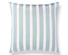 Piano Stripe Pillow 22 X 22 - Robin'S Egg WWSDDK273450005 by Scalamandre Designer Pillow