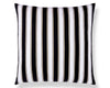 Piano Stripe Pillow 22 X 22 - Ebony WWSDDK273450007 by Scalamandre Designer Pillow