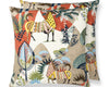 Llamas Pillow 24 X 24 - Red Tan Multi WWSEDK166610001 by Scalamandre Designer Pillow