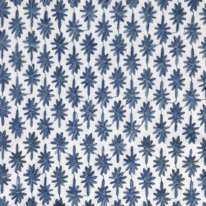 Wyckwood 2 Navy by Stout Designer Fabric RAINBOW LIBRARY DENIM/INDIGO 50%COT 50%POL %VEMB INDIA MARTINDALE WEAR TEST (18 000 CIRCULAR RUBS) Horizontal: 1.125 and Vertical: 1.250 52 in - Swanky Fabrics -