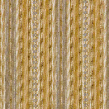 Wisdom Brass by Crypton Designer Fabric See sample 51% Cotton49% Recycled Polyester  50000 Horizontal: Not Applicable and Vertical: 1.25" 54"  - Swanky Fabrics -