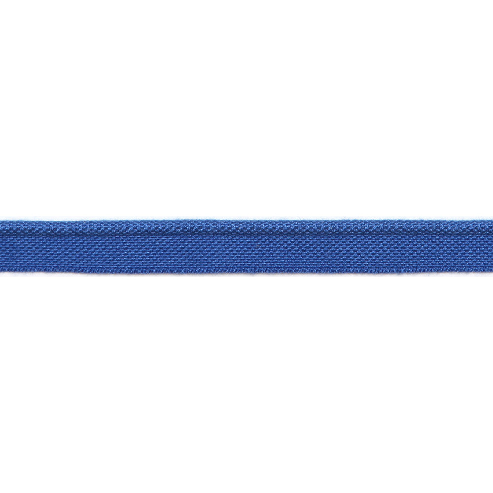 Versailles 1/8" Piping Woven Lip Cord Cobalt by Europatex Designer Fabric Versailles 64% Rayon, 36% Cotton 0.13 inches - Swanky Fabrics -