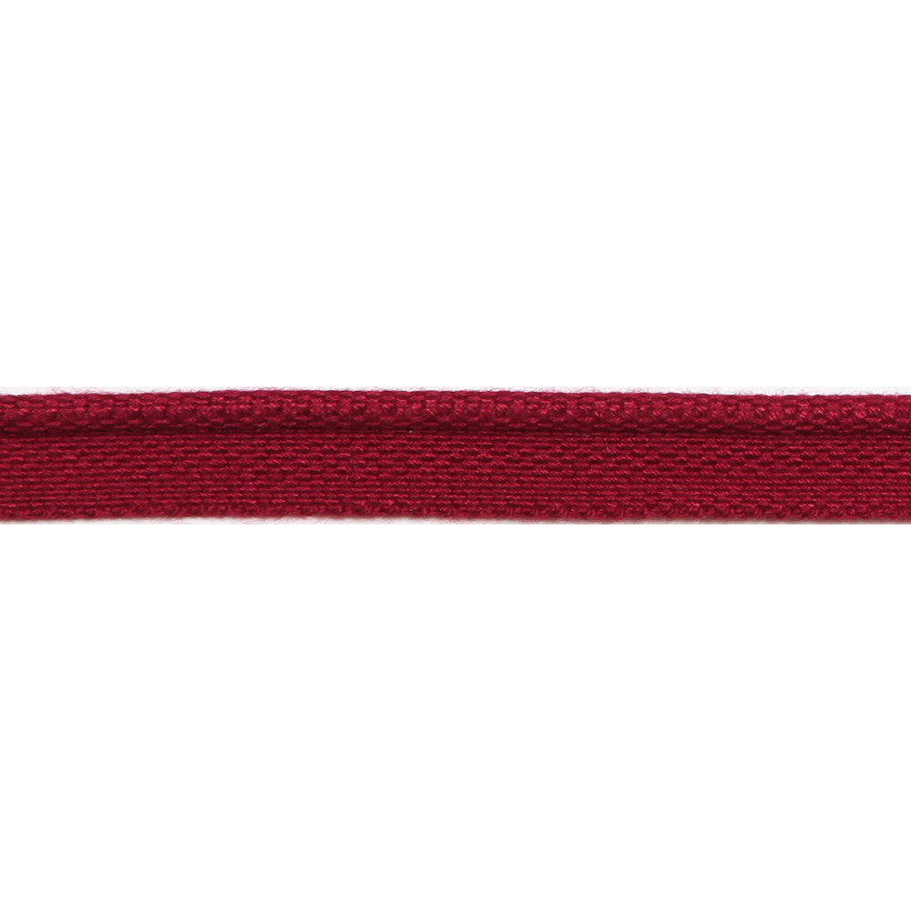 Versailles 1/8" Piping Woven Lip Cord Dark Cherry by Europatex Designer Fabric Versailles 64% Rayon, 36% Cotton 0.13 inches - Swanky Fabrics -