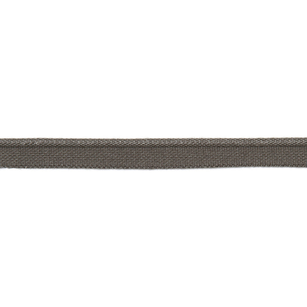 Versailles 1/8" Piping Woven Lip Cord Graphite by Europatex Designer Fabric Versailles 64% Rayon, 36% Cotton 0.13 inches - Swanky Fabrics -